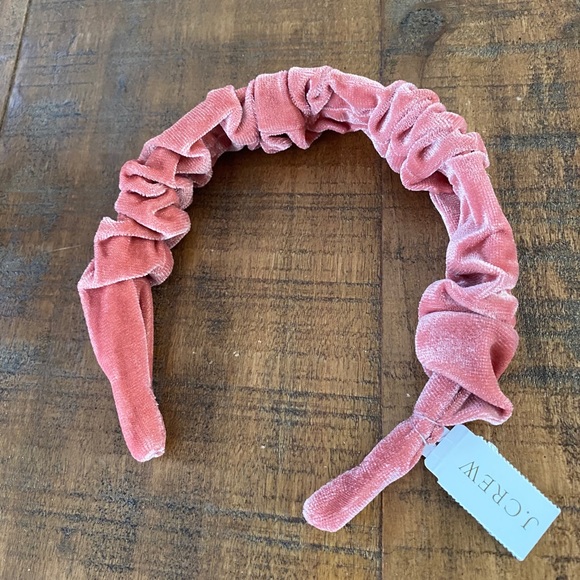 J. Crew Scrunchie Velvet Headband - Picture 3 of 5